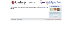 Desktop Screenshot of carebridgenow.com