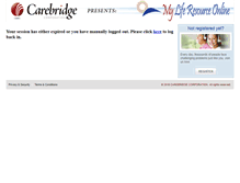 Tablet Screenshot of carebridgenow.com